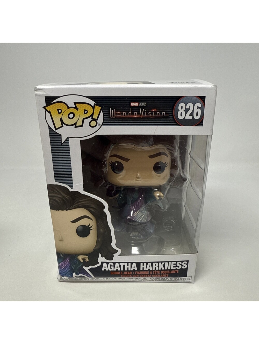 Funko Pop Agatha Harkness #826 WandaVision Bobble Head Figure Witch Character